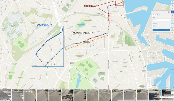 Interactive GIS dashboard for infrastructure analysis